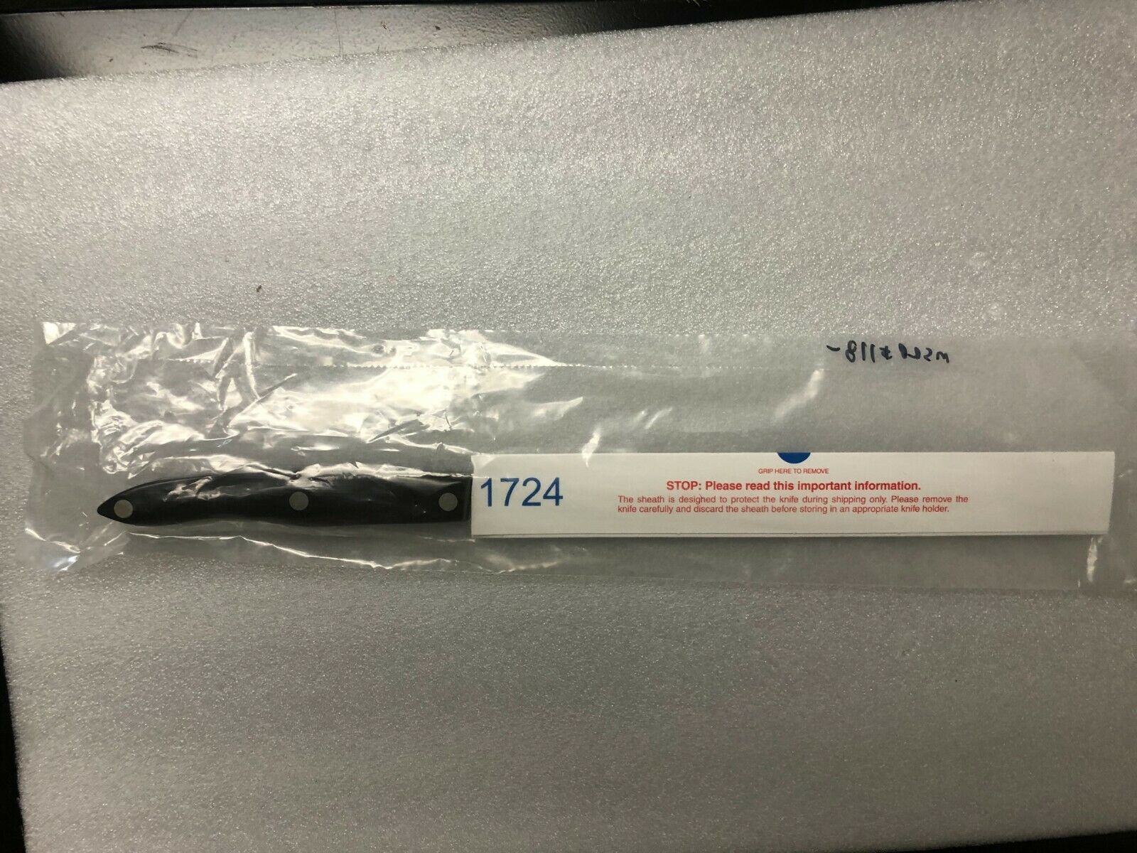 Cutco Large Slicer Model #1724 Brown Handle, New In Bag, MSRP 8.00 - Fresh Stock Dated December 2025