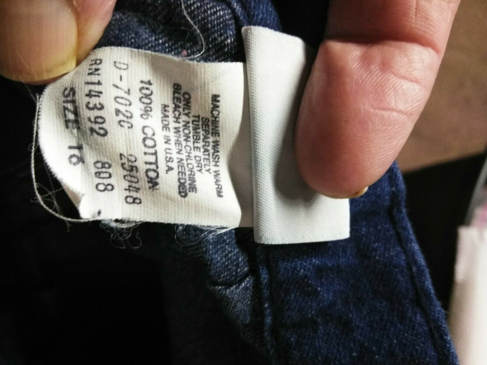 Vintage Carlyle USA Women's Size 16 Denim Jean Skirt Midi Western - Fresh Stock Dated February 2026