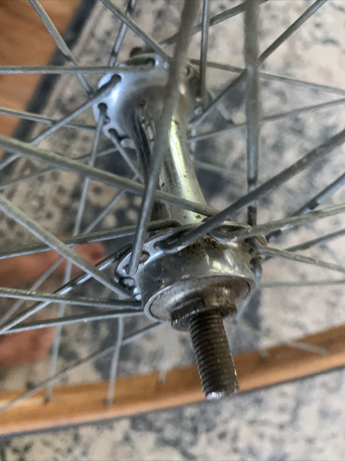 antique wood bicycle wheelset. morrow hub harper rubber co tires 28” - Fresh Stock Dated December 2025