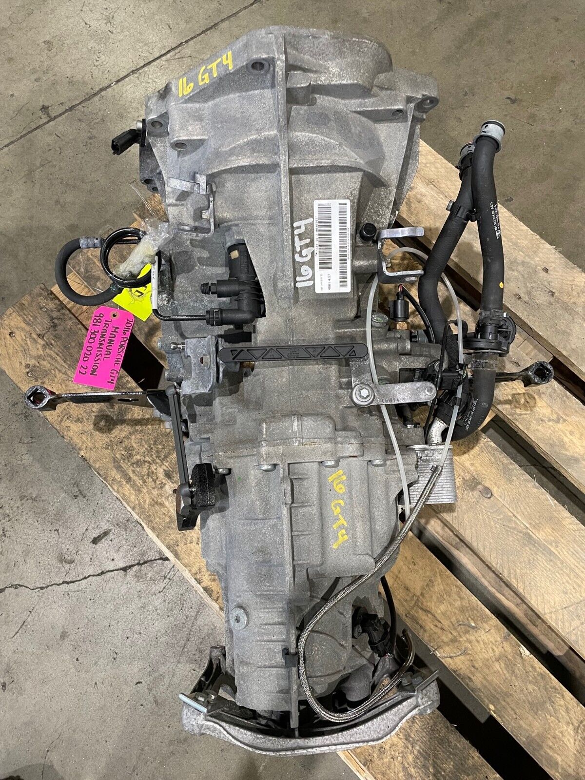 2016 PORSCHE CAYMAN GT4 3.8 981 6sp MANUAL TRANSMISSION 12-16 18K - Fresh Stock Dated February 2026