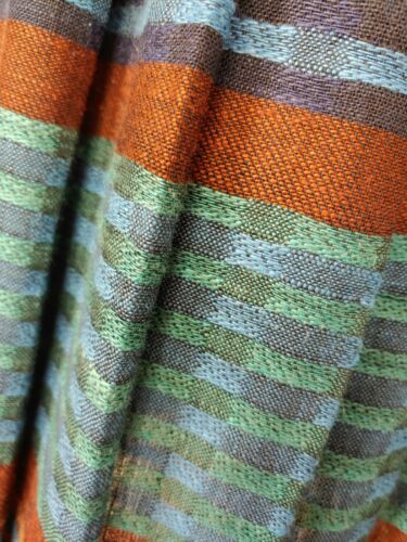 Vintage Brown/Blue/Teal Striped Pleated Skirt - Fresh Stock Dated February 2026