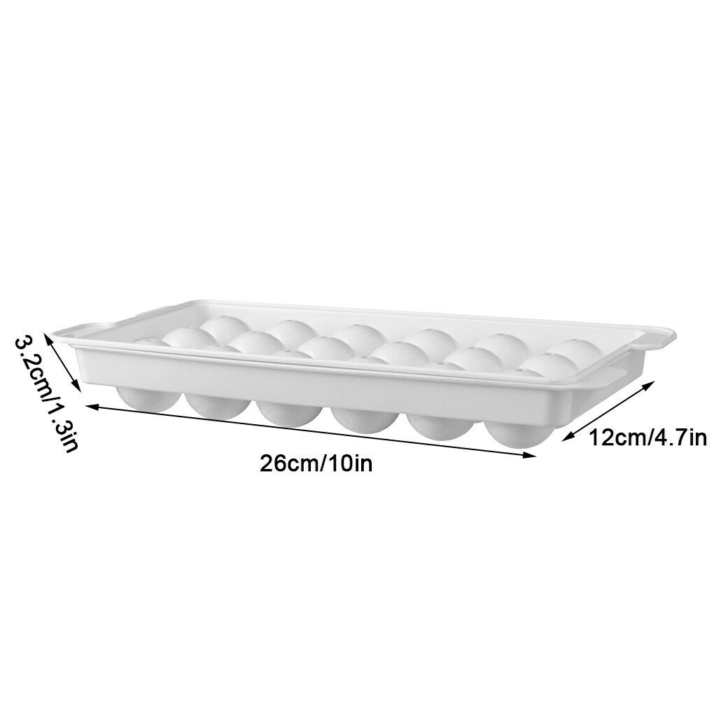 Whiskey Ice Cube Tray Ball Maker Big Mold Sphere DIY Round Mould - Fresh Stock Dated February 2026