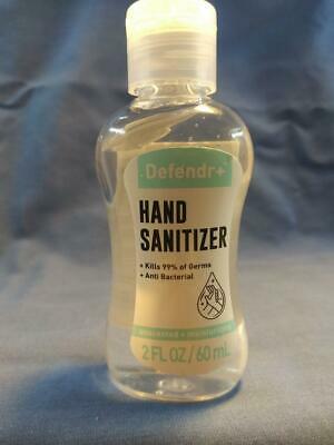 Defendr+ 2 oz. Unscented Gel Hand Sanitizer (70% Alcohol) 36 FlipTop Bottles - Fresh Stock Dated February 2026