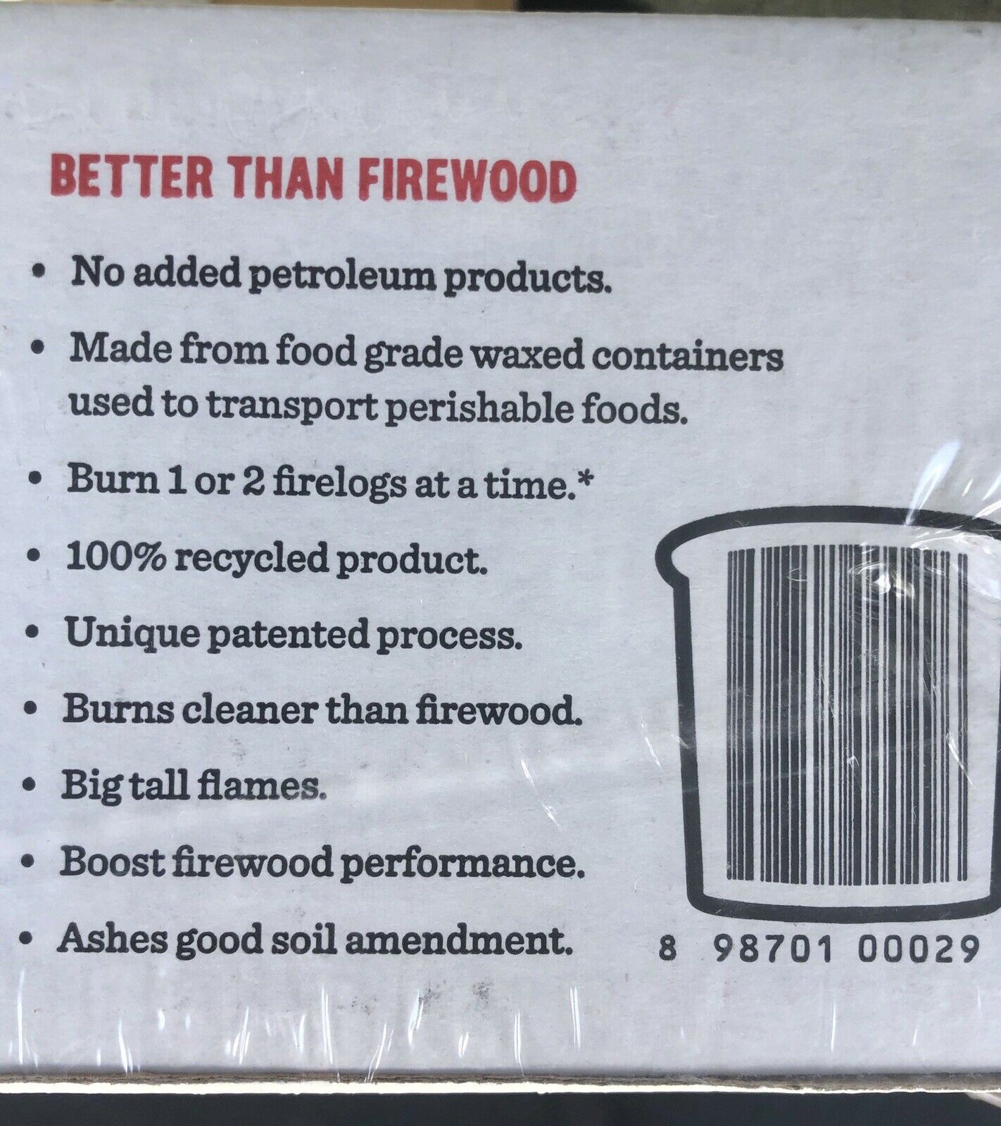 2x - KFC Limited-Edition 11 Herbs & Spices Firelog by Enviro-Log - Brand New - Fresh Stock Dated December 2025