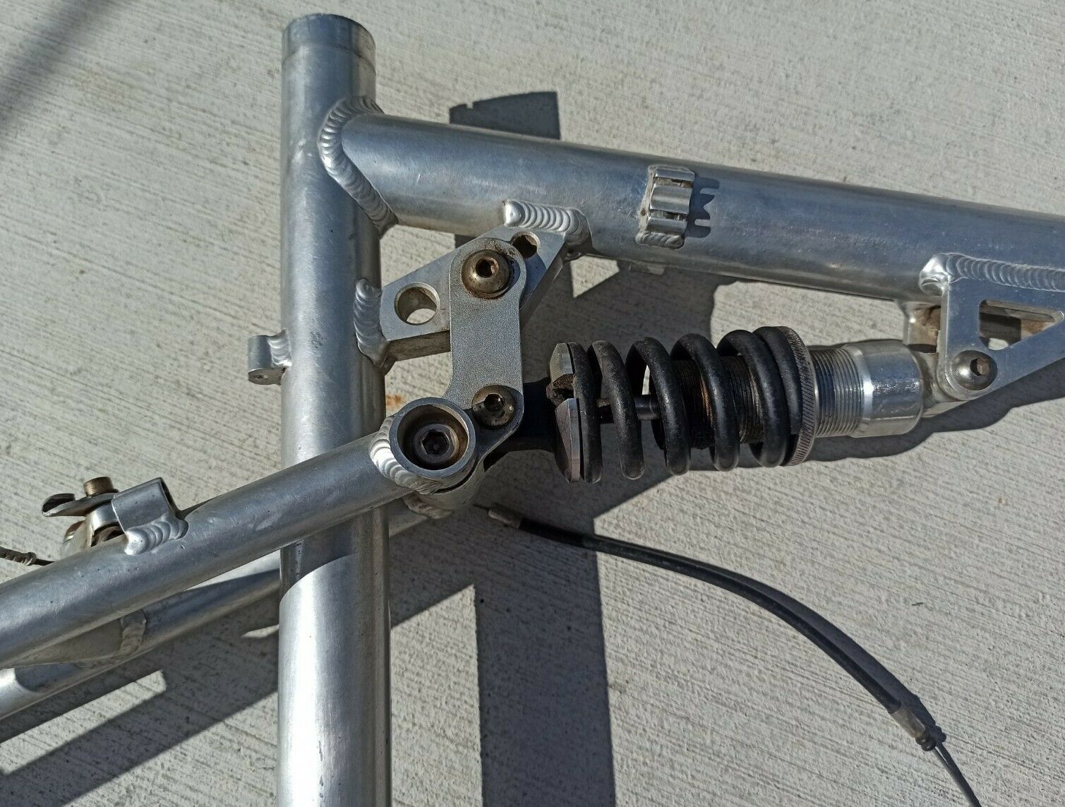 1997 Caloi FS Elite Vintage Polished Aluminum Men's 26er Frame Set - Fresh Stock Dated February 2026