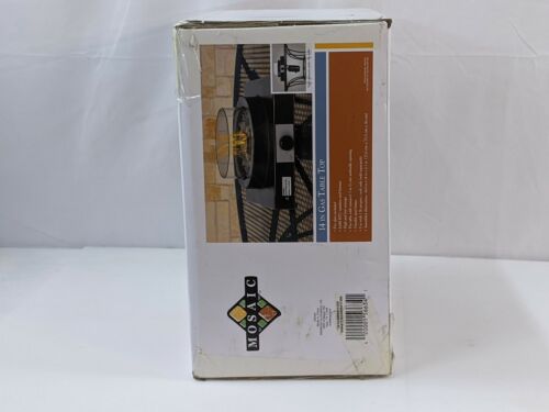 Mosaic Gas Table Top Burner 8000 BTU Propane Tank Required 14x14x6 in 1171 - Fresh Stock Dated December 2025