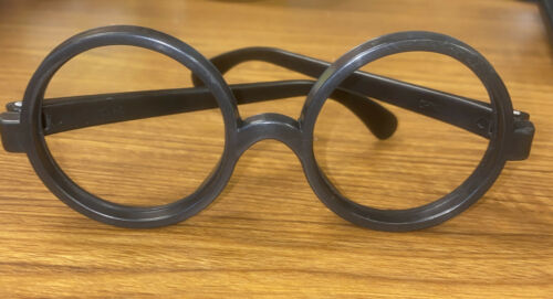 New w/o Tags Harry Potter Black Child Sized Costume Glasses - Fresh Stock Dated February 2026