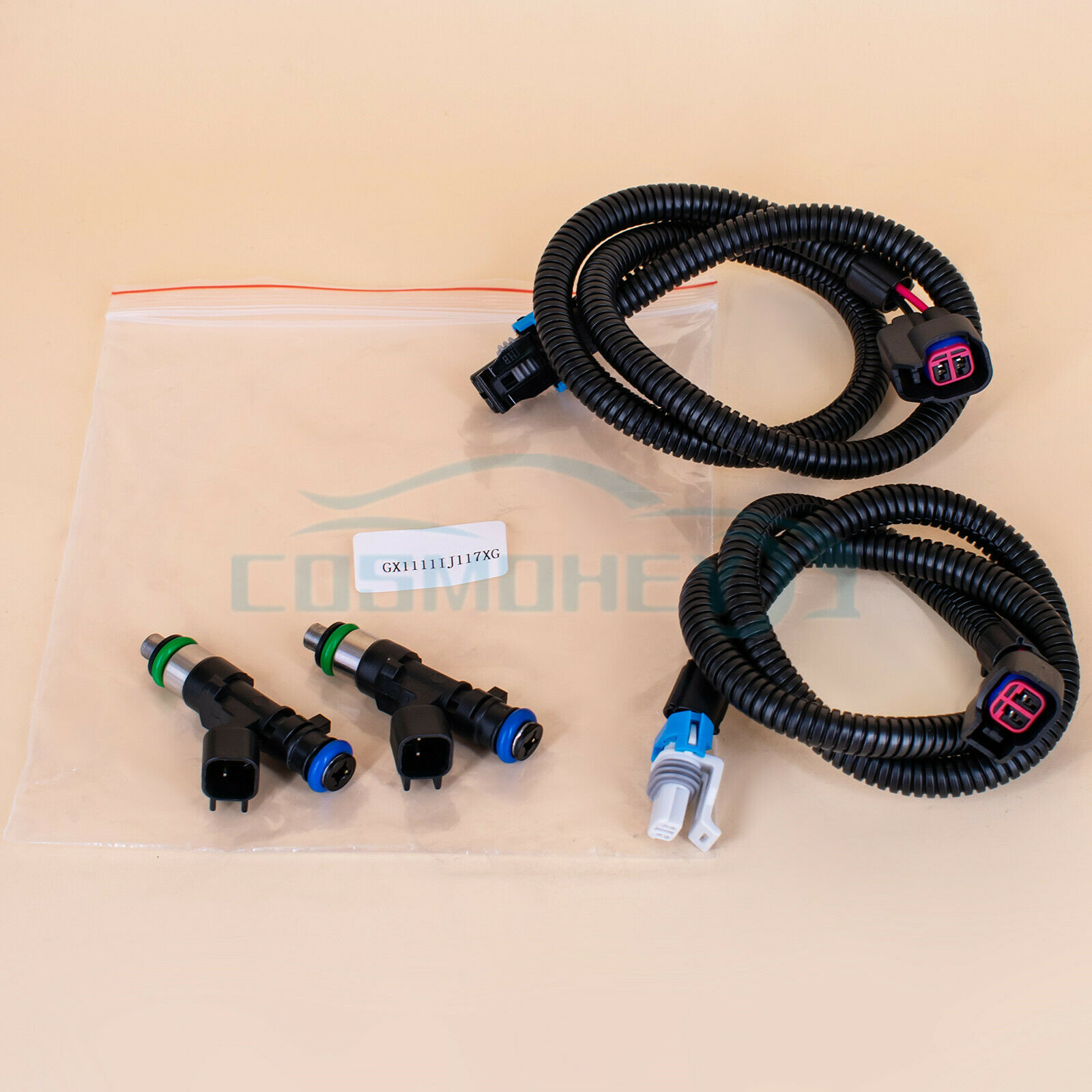 2 Pairs Fuel Injectors Fits For Polaris Ranger XP 800 4X4 2012-2013 New USA - Fresh Stock Dated February 2026