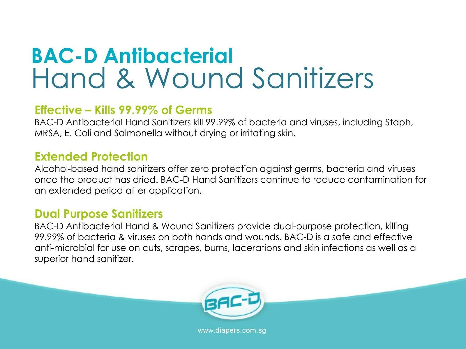 GALLON Refill BAC-D Foaming Hand Sanitizer & Wound Care STOP COLDS, FLU, VIRUSES - Fresh Stock Dated December 2025