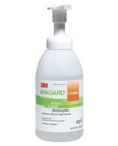 3M Avagard 16.9 oz Foaming 9321A (Case 12 Count) - Fresh Stock Dated February 2026