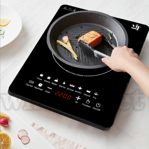 Electric Single Induction Cooker Portable Burner Cooktop Digital Hot Plate 2200W - Fresh Stock Dated December 2025