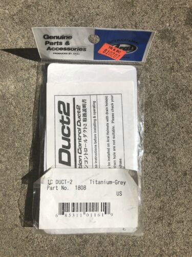 ARAI HELMETS IC-2 DUCT 2 Titanium GREY FRONT TOP VENT Part #1808 - Fresh Stock Dated February 2026