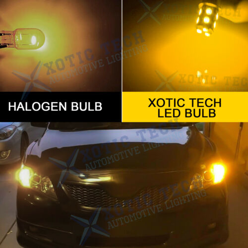 2x Amber LED Front Turn Signal Light For Harley Davidson Road Glide King Softail - Fresh Stock Dated February 2026