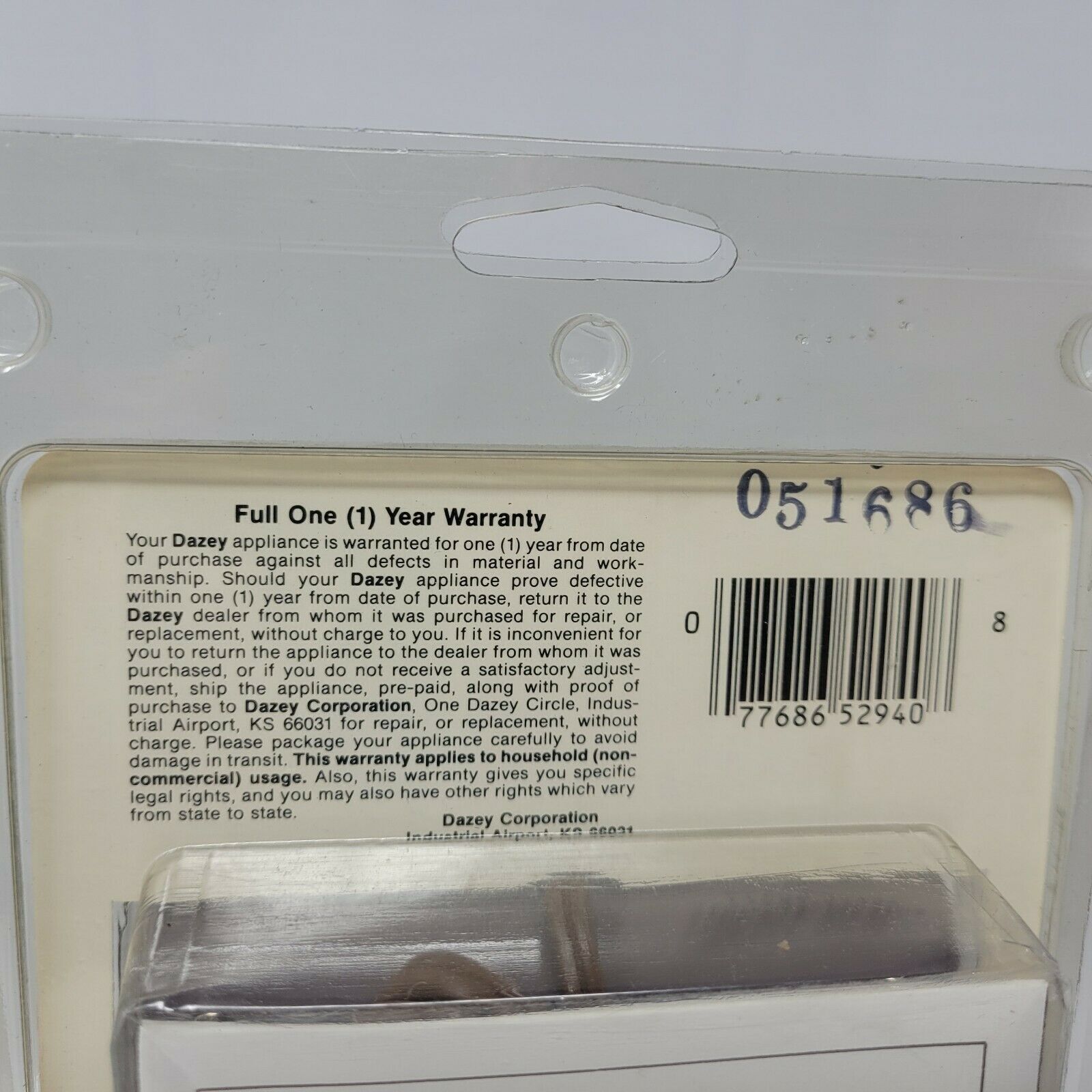 Vintage NOS DAZEY Coffee Soup & Beverage Warmer 1985 - Fresh Stock Dated February 2026