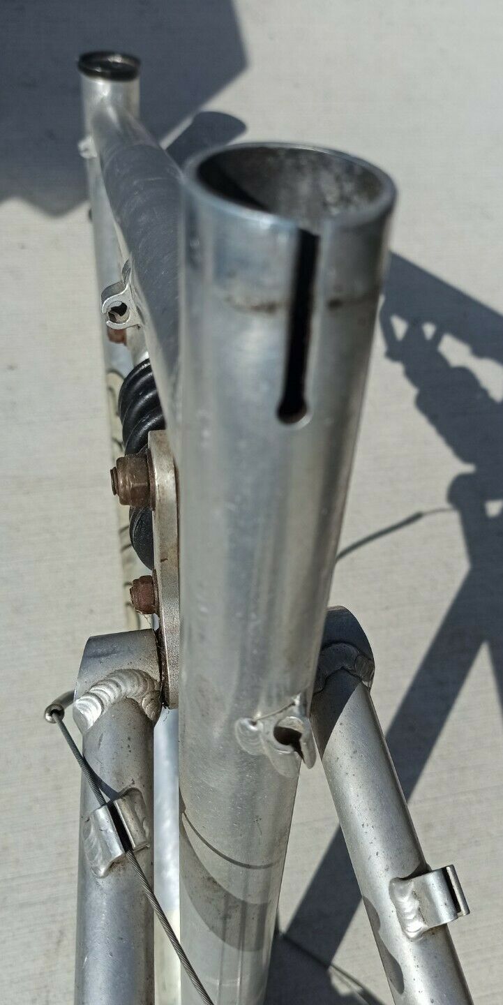 1997 Caloi FS Elite Vintage Polished Aluminum Men's 26er Frame Set - Fresh Stock Dated February 2026