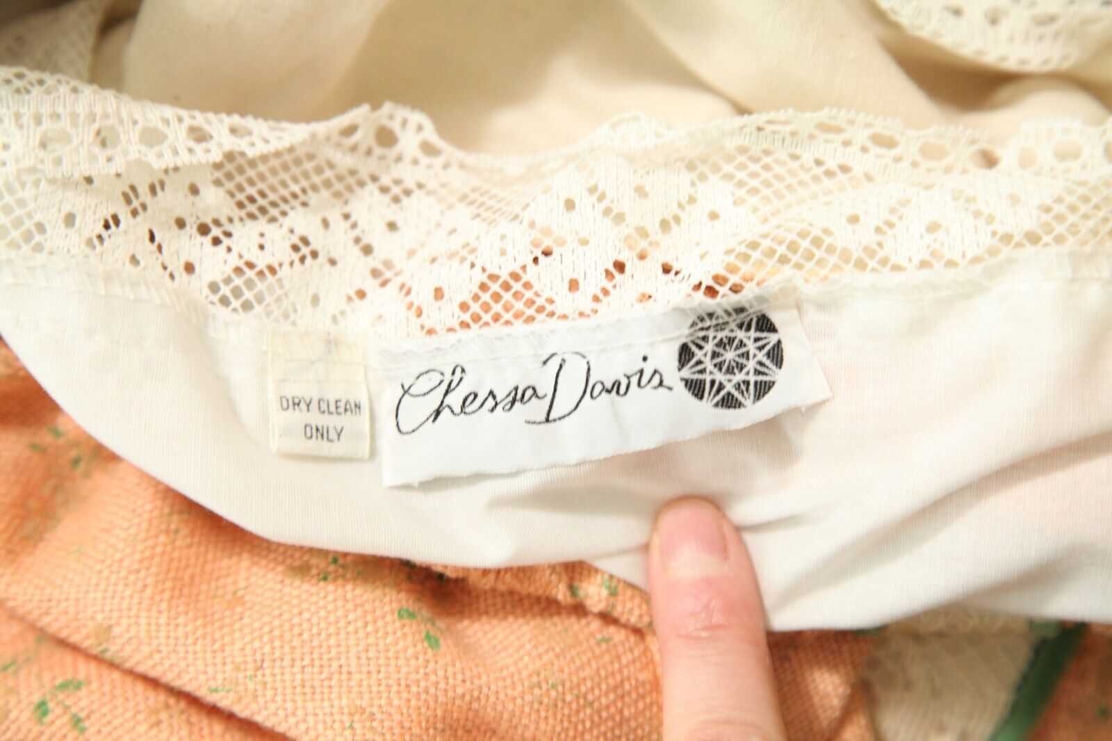 Vintage 70s Chessa Davis Maxi Skirt Prairie Cottagecore Hippy Pink Floral S M - Fresh Stock Dated March 2026