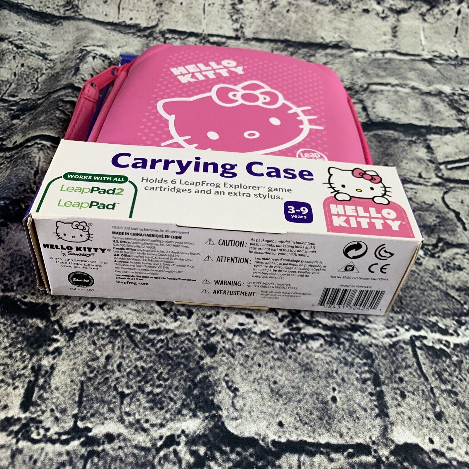 Hello Kitty LeapPad Explorer Carrying Case Fits LeapPad/LeapPad2 Pink - Fresh Stock Dated February 2026