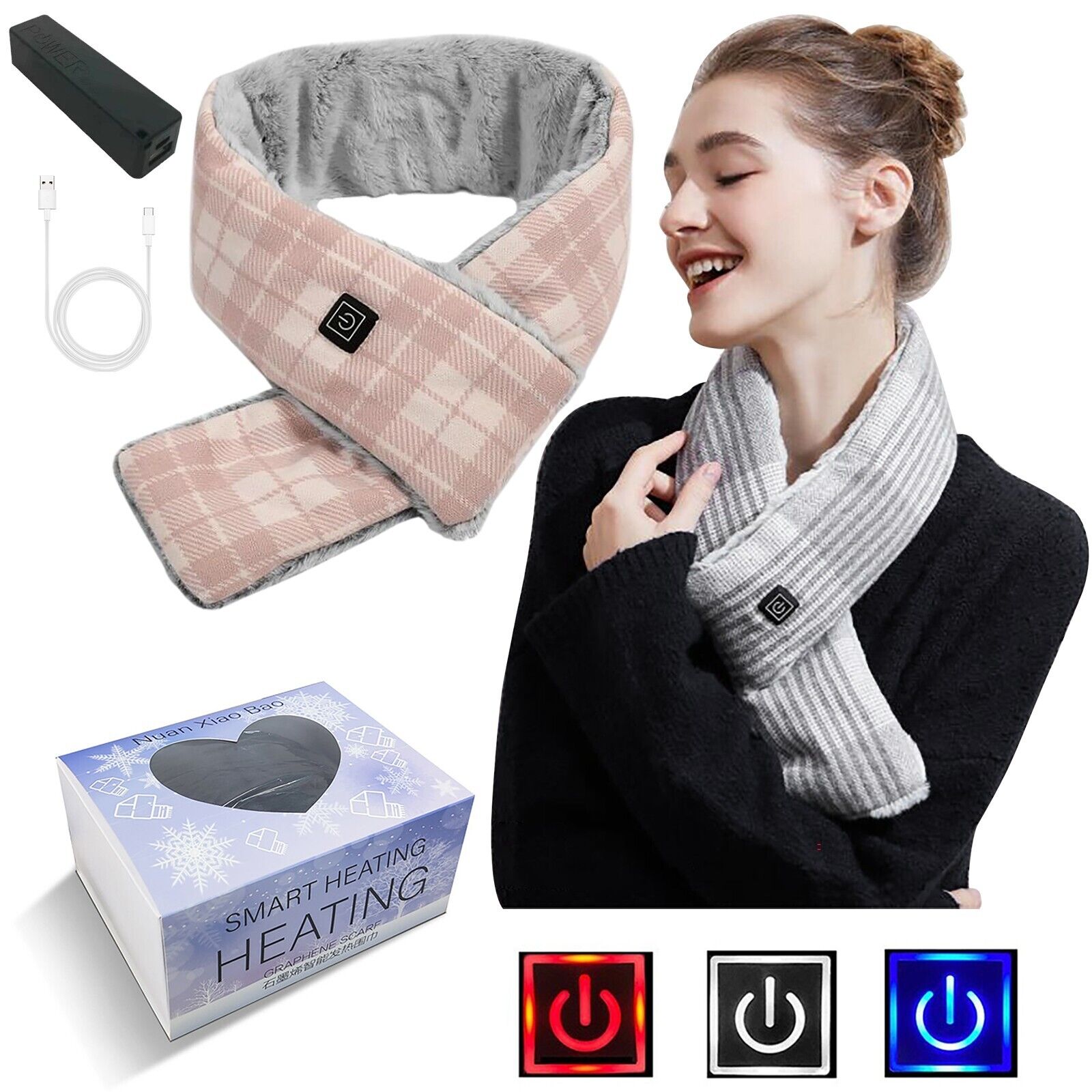 Seat Belt for Children Intelligent Heating Scarf Heating Collar Intelligent - Fresh Stock Dated December 2025