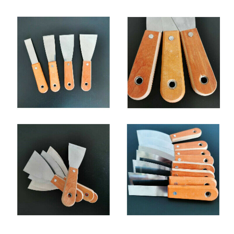 8Pcs Putty Cutter Paint Scraper Remover Spatula Set Carbon Steel Blade  Painting - Fresh Stock Dated February 2026