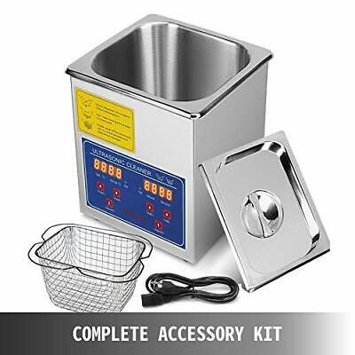 VEVOR Ultrasonic Cleaner 2L Ultrasonic Parts Cleaner Professional Stainless S... - Fresh Stock Dated December 2025