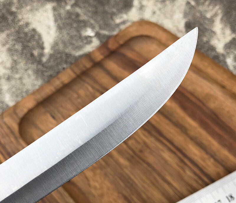 Wooden Handle Kitchen Knife Boning Butcher Knife Cleaver Steel Knife Chef Knife - Fresh Stock Dated January 2026