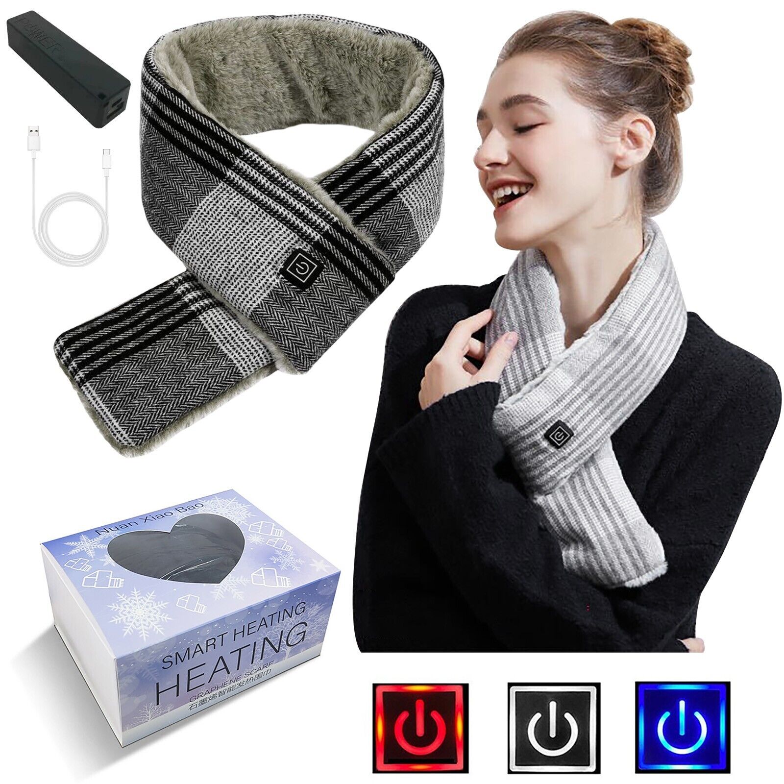 Seat Belt for Children Intelligent Heating Scarf Heating Collar Intelligent - Fresh Stock Dated December 2025
