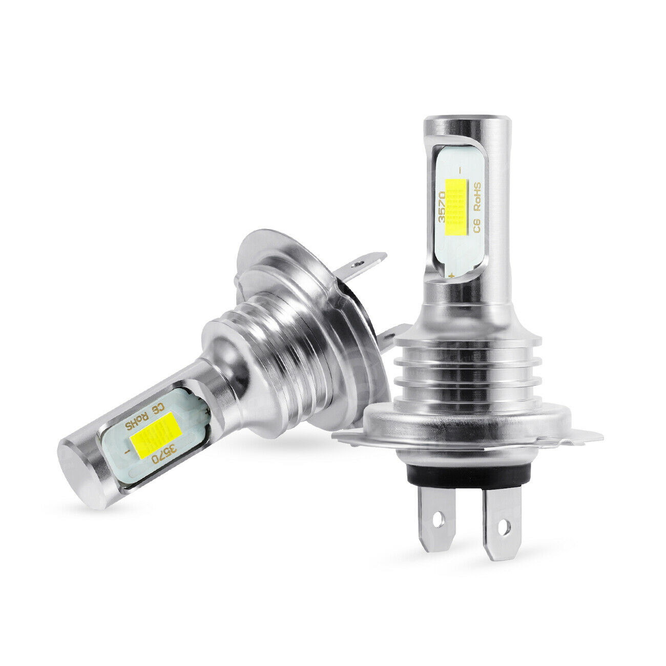 LED H7 H9 Headlight White Bulbs Light for Suzuki GSXR600 750 2006-2007 2011-2019 - Fresh Stock Dated February 2026