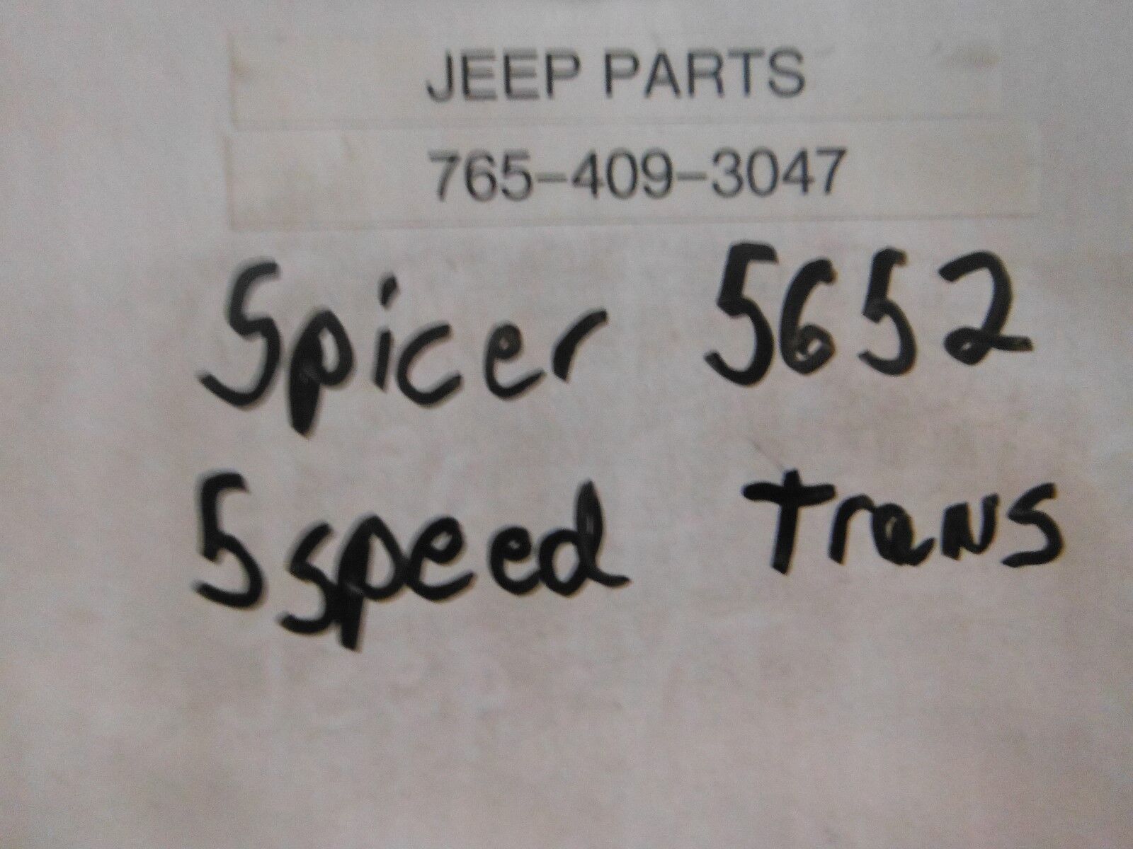 Spicer 5652 GM 2 ton truck transmission 5 speed WILL SHIP! - Fresh Stock Dated February 2026