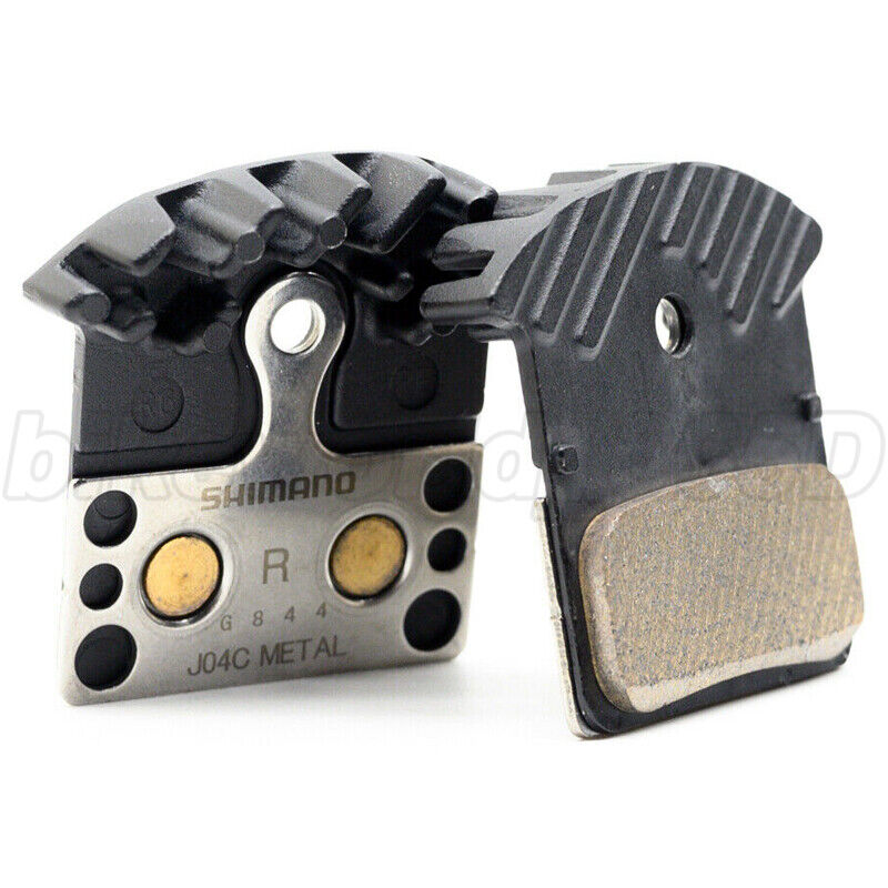 Shimano J04C Metal Disc Brake Pads ICE-TECH w/Fin & Spring fit XTR SLX XT M8000 - Fresh Stock Dated February 2026