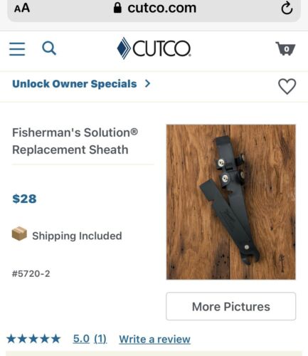 CUTCO ‘Fisherman’s Solution’ 11” Fillet Knife* Mint - Fresh Stock Dated December 2025