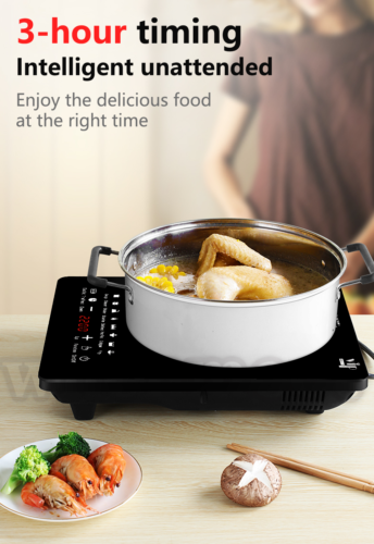 Electric Single Induction Cooker Portable Burner Cooktop Digital Hot Plate 2200W - Fresh Stock Dated December 2025