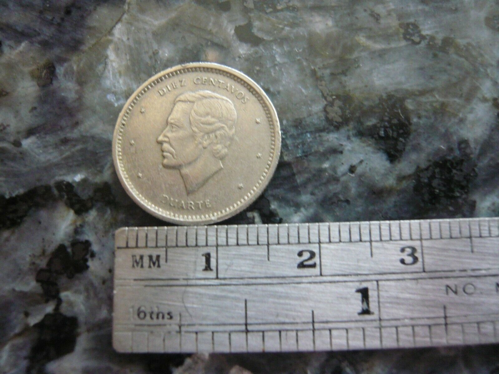 1987 Dominican Republic Duarte 10 Centavos Coin - Fresh Stock Dated February 2026