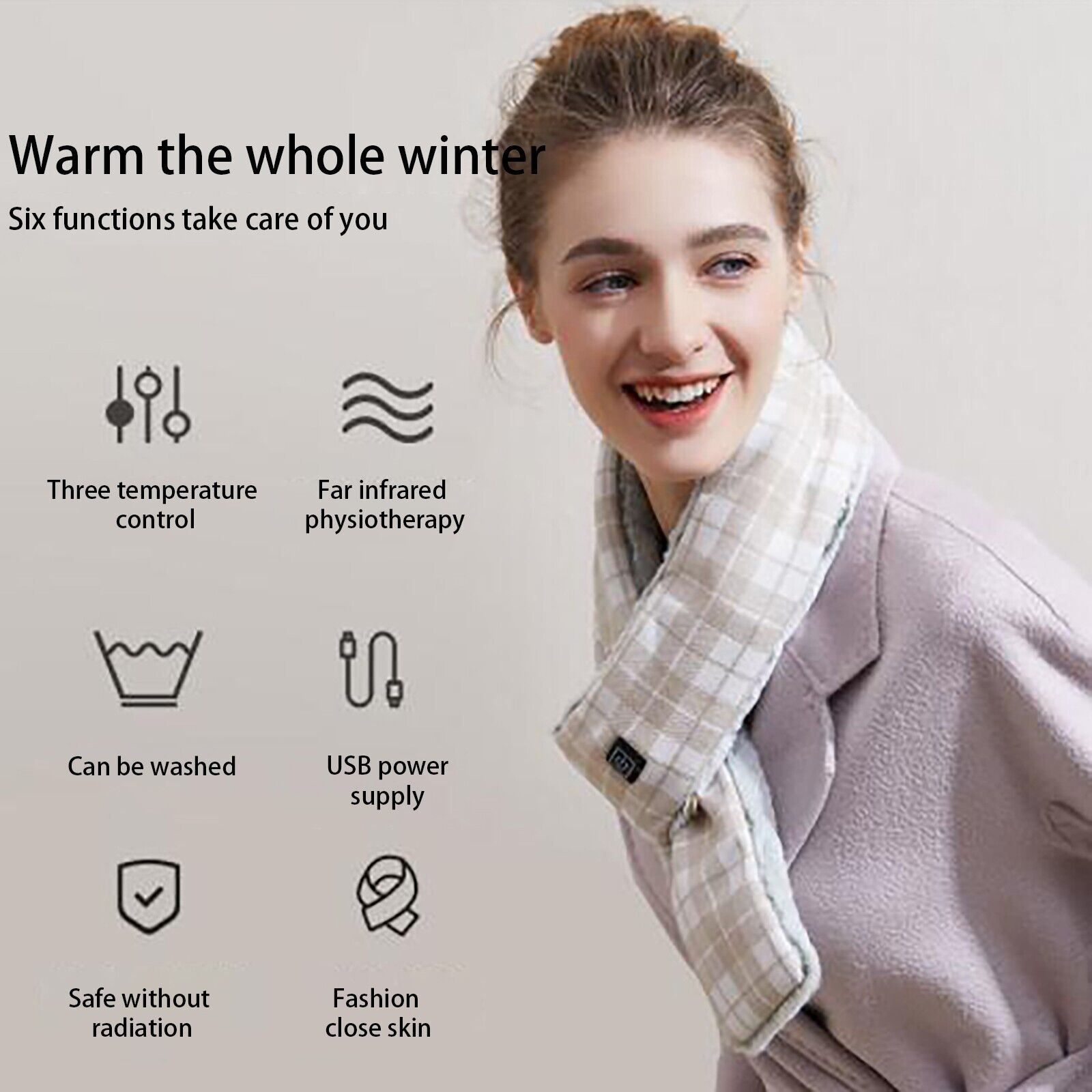 Seat Belt for Children Intelligent Heating Scarf Heating Collar Intelligent - Fresh Stock Dated December 2025