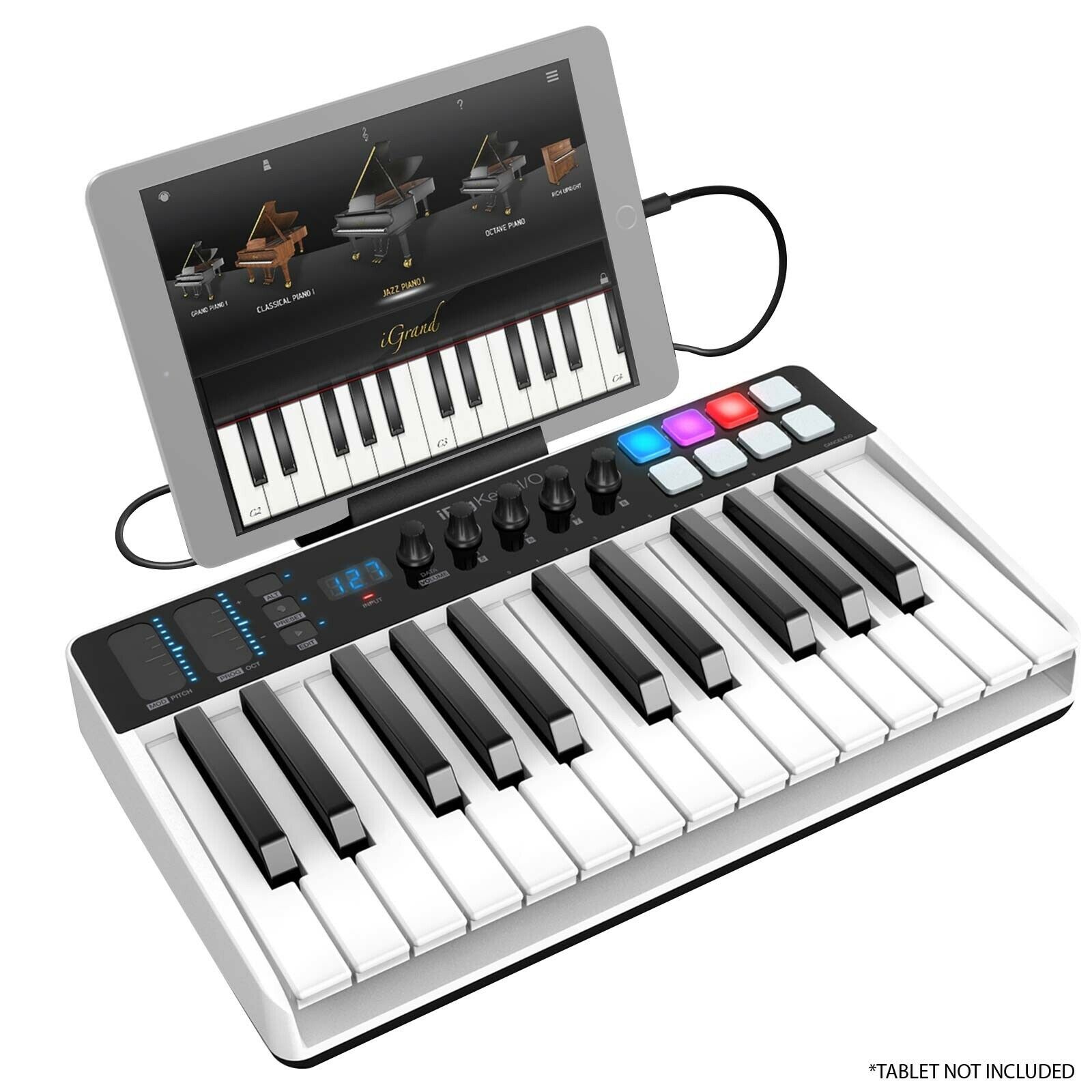 iRig Keys I/O 25 25-Key Keyboard Portable Workstation w Carry Case - Fresh Stock Dated February 2026
