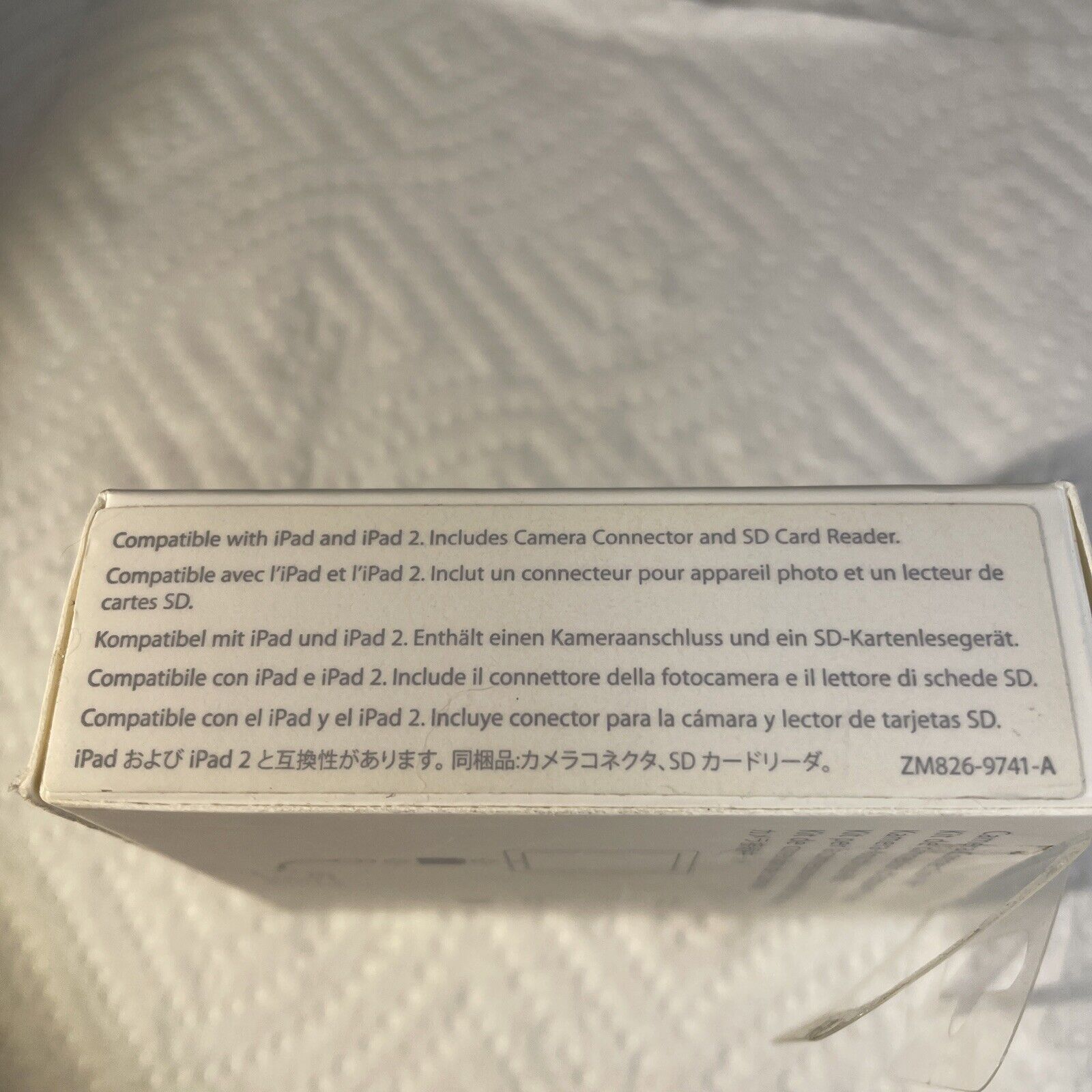 Genuine Apple iPad Camera Connection Kit MC531ZM/A Model A-1362 A-1358 - Fresh Stock Dated February 2026