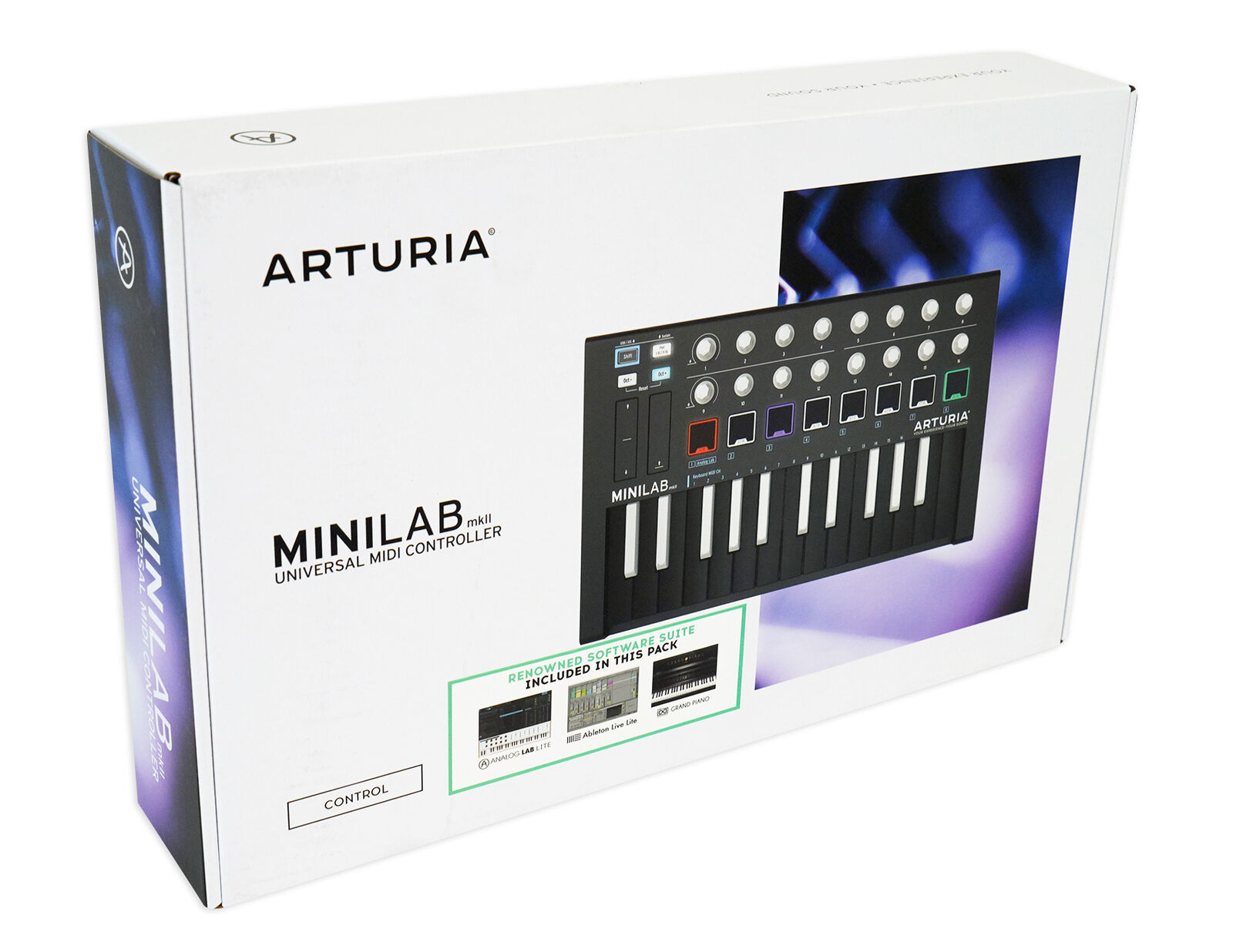 Arturia Minilab MkII Inverted USB Bus Powered Black 25-Key Keyboard Controller - Fresh Stock Dated February 2026