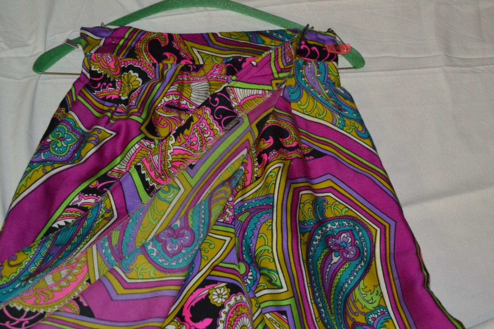 Wonderful Vintage 1960s Psychedelic Pants with Skirt overlay. Alex Colman of CA - Fresh Stock Dated February 2026