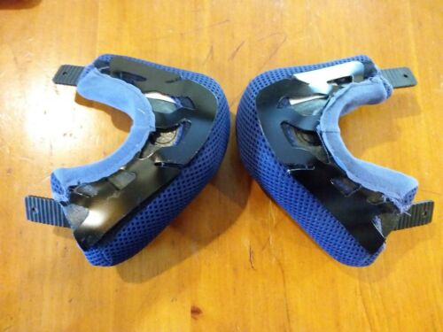 Suomy Replacement Small Cheek Pads Fits Nomad 3/4 Helmet Blue 0134-0175 NS383 - Fresh Stock Dated February 2026