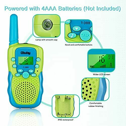Obuby Toys for 3-12 Year Old Boys Girls Walkie Talkies for Kids 22 Channels 2... - Fresh Stock Dated December 2025