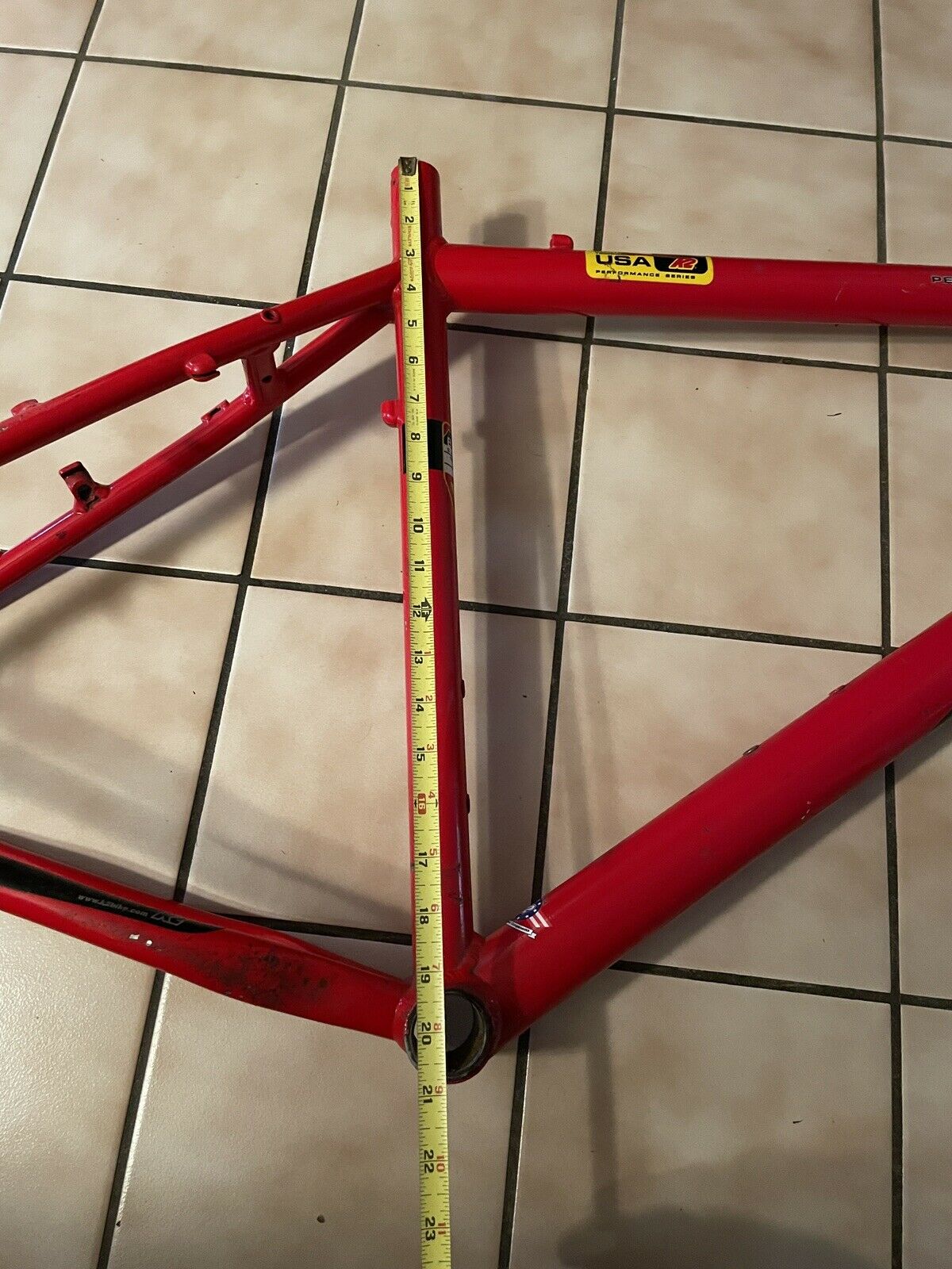 k2 zed x aluminum Butted frame 19 Inch Great Shape 26 In Wheel Disk And Canti - Fresh Stock Dated February 2026