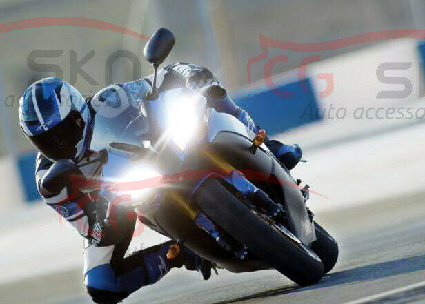 H7 LED Headlight Bulb Kit Headlamp Bright 6000K White 2pc for Yamaha YZF R1 R6 - Fresh Stock Dated February 2026