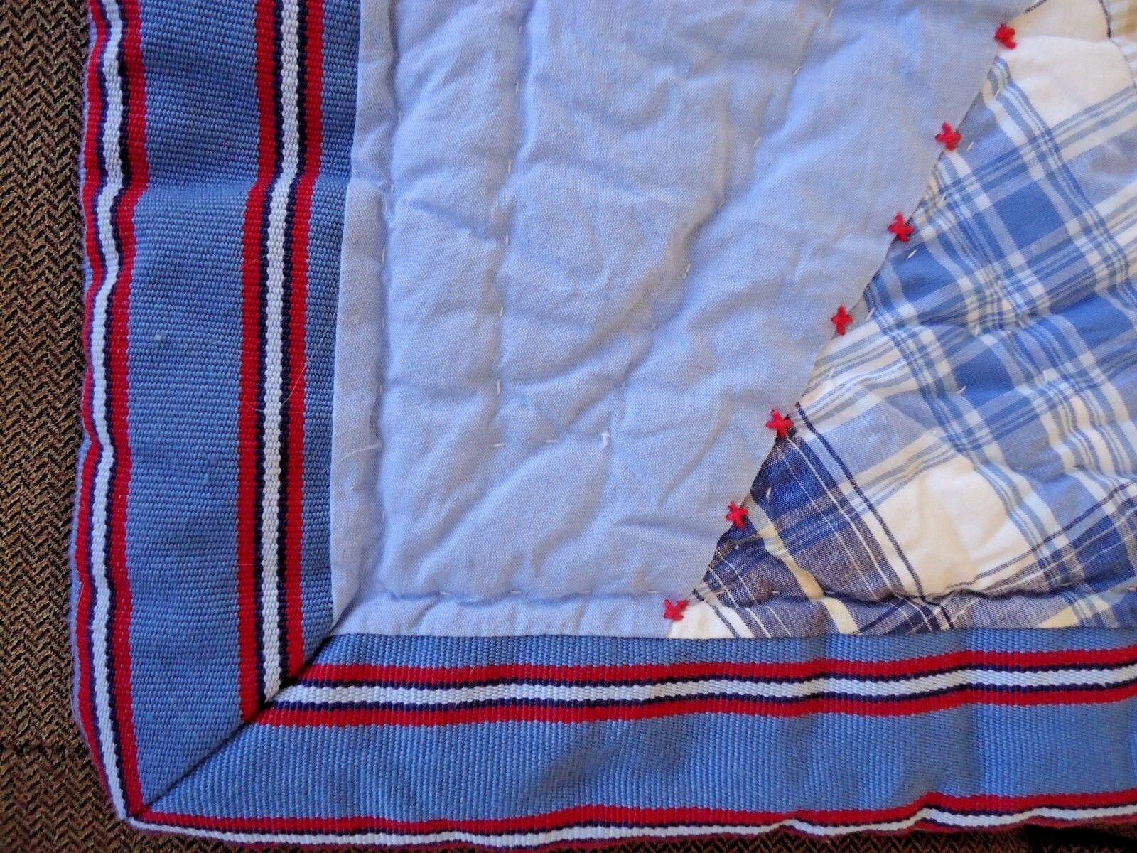 Pottery Barn Kids Pillow Sham Patchwork Denim - Fresh Stock Dated February 2026