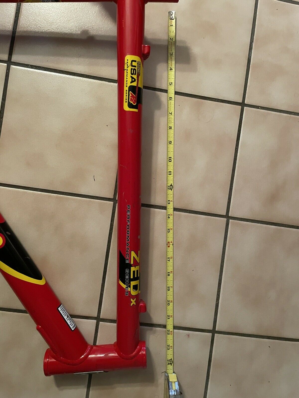 k2 zed x aluminum Butted frame 19 Inch Great Shape 26 In Wheel Disk And Canti - Fresh Stock Dated February 2026