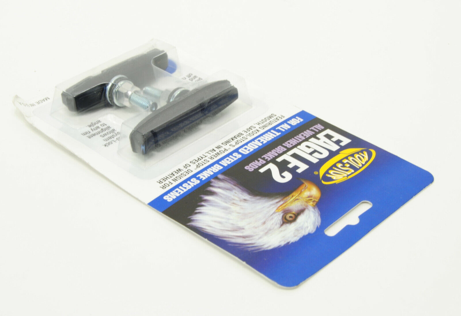 Kool-Stop Eagle Claw II Bicycle Brake Pads, Threaded Post, Black Compound - Fresh Stock Dated February 2026