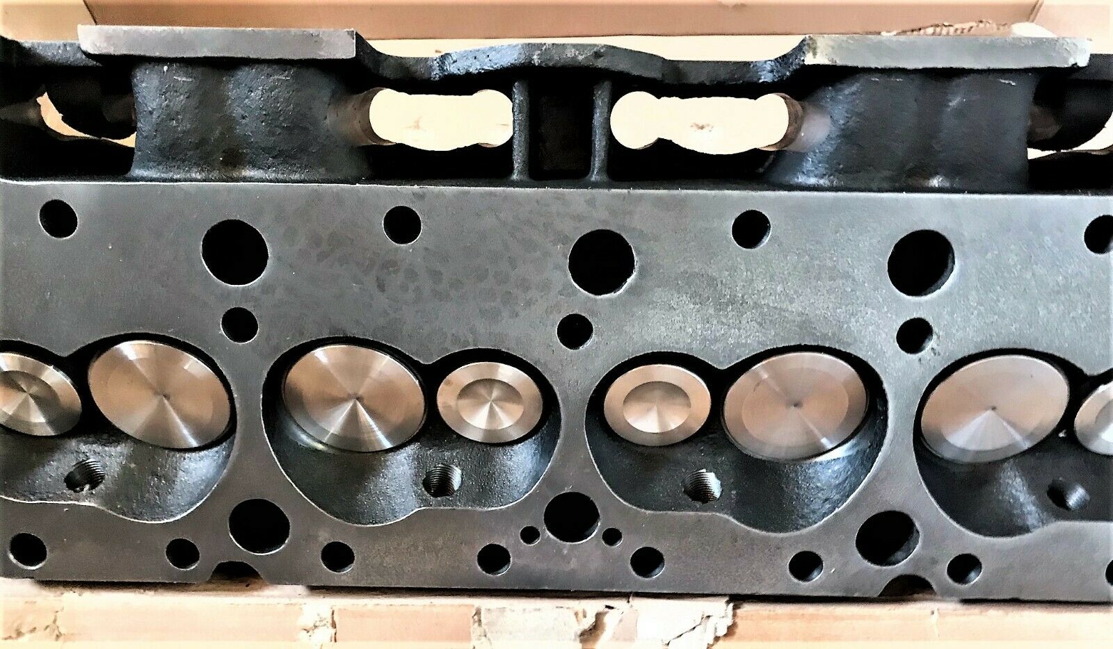 Chevy SBC 350 175cc 59cc Angle Flat Tappet Complete Cast Iron Head (SINGLE HEAD) - Fresh Stock Dated February 2026