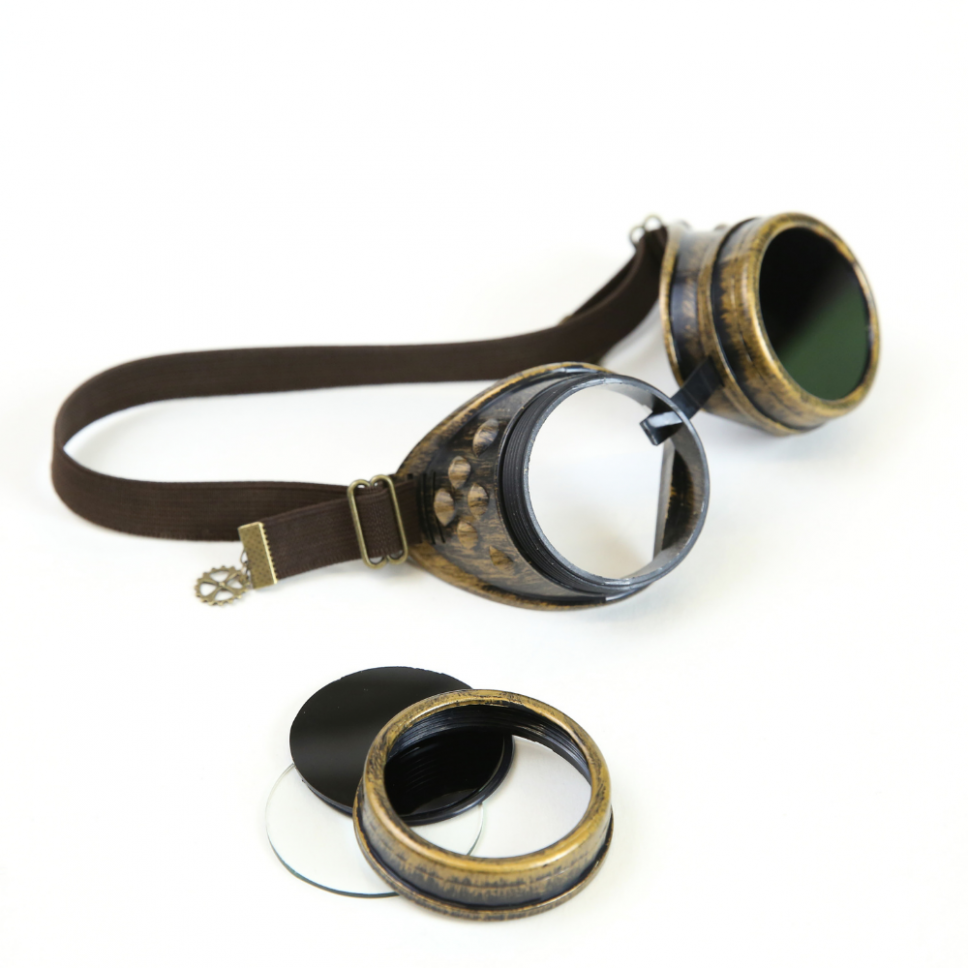 Vintage steampunk goggles glasses - Fresh Stock Dated February 2026