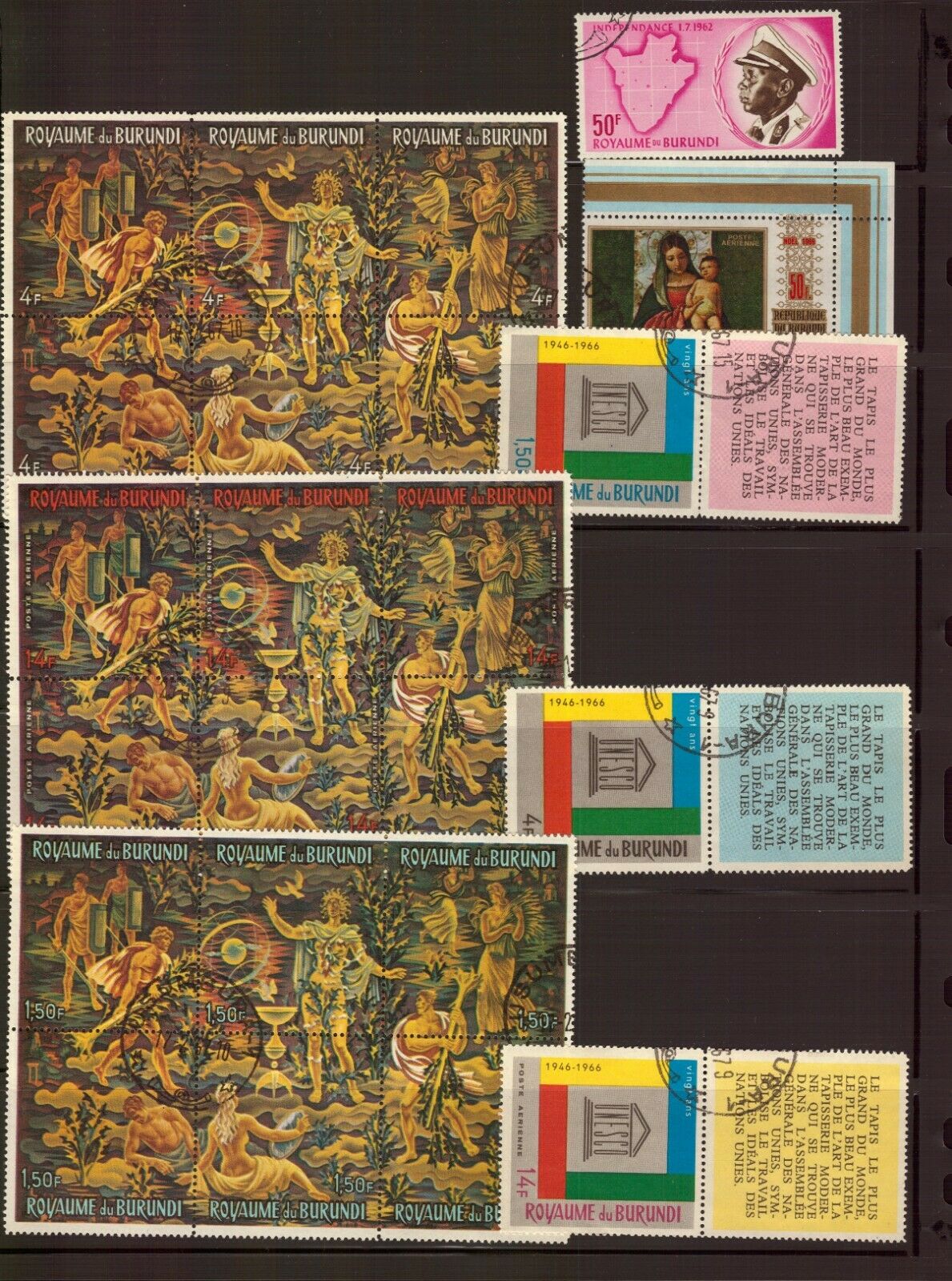 Burundi - Nice Collection of 91 Stamps - Check out the scans - Free Shipping - Fresh Stock Dated December 2025