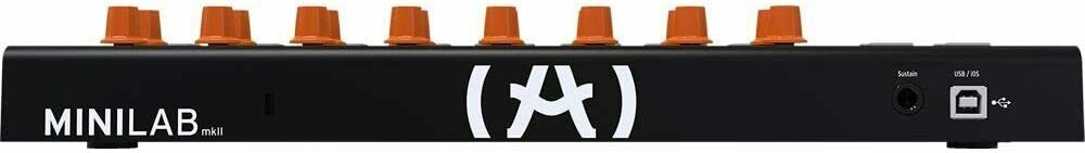 Arturia MiniLab MKII 25-Key USB MIDI Controller Keyboard (Orange Edition) - Fresh Stock Dated February 2026