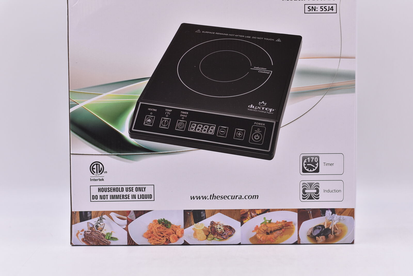 Duxtop Induction Cooktop (BT-M20B) Portable Countertop Burner Hot Plate - Fresh Stock Dated February 2026
