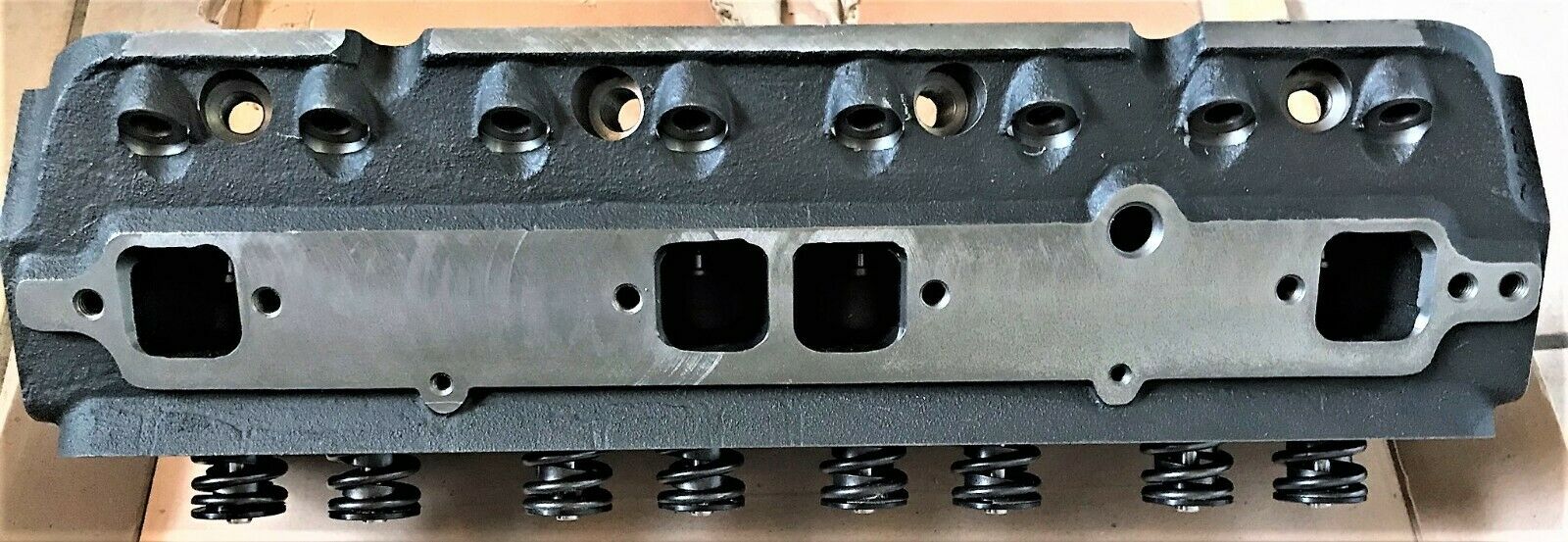 Chevy SBC 350 175cc 59cc Angle Flat Tappet Complete Cast Iron Head (SINGLE HEAD) - Fresh Stock Dated February 2026